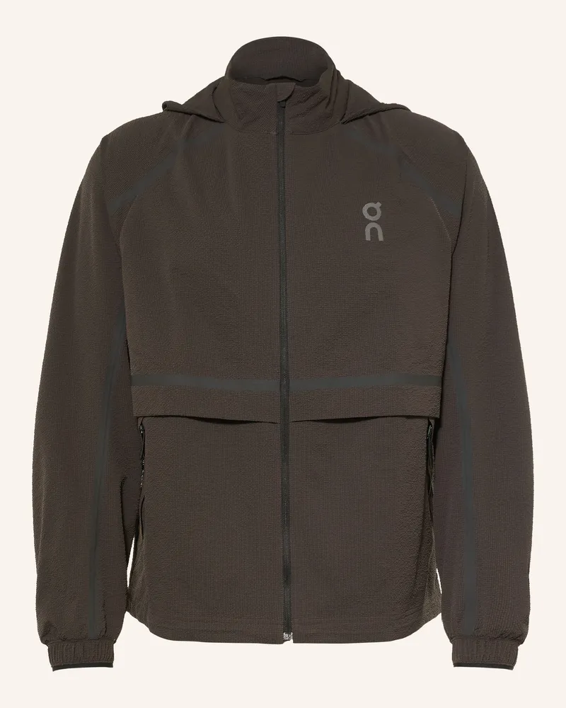 ON Laufjacke Performance Volt braun Dunkelbraun
