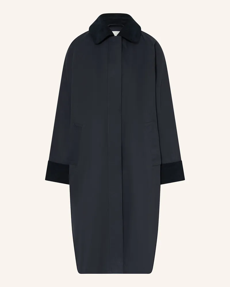Neo Noir Trenchcoat Anneli blau Dunkelblau