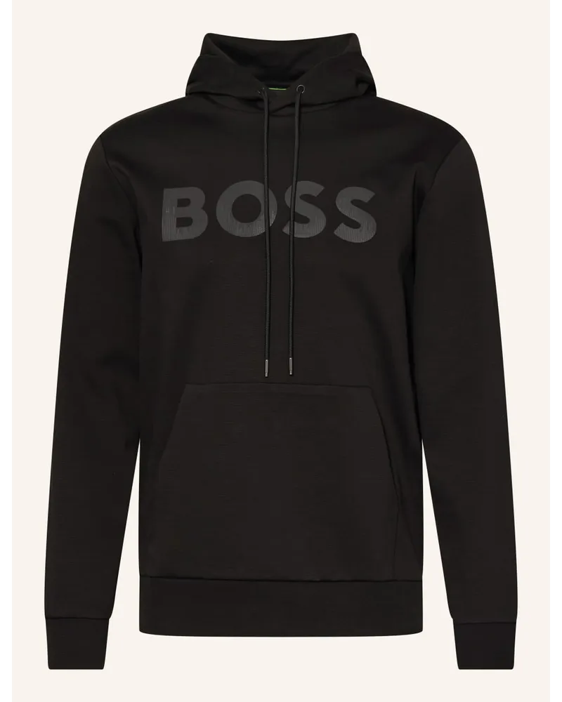 HUGO BOSS Hoodie SOODY MIRROR Schwarz