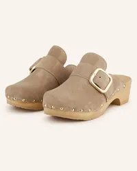 Softclox Mules TESSA mit Nieten - TAUPE Beige