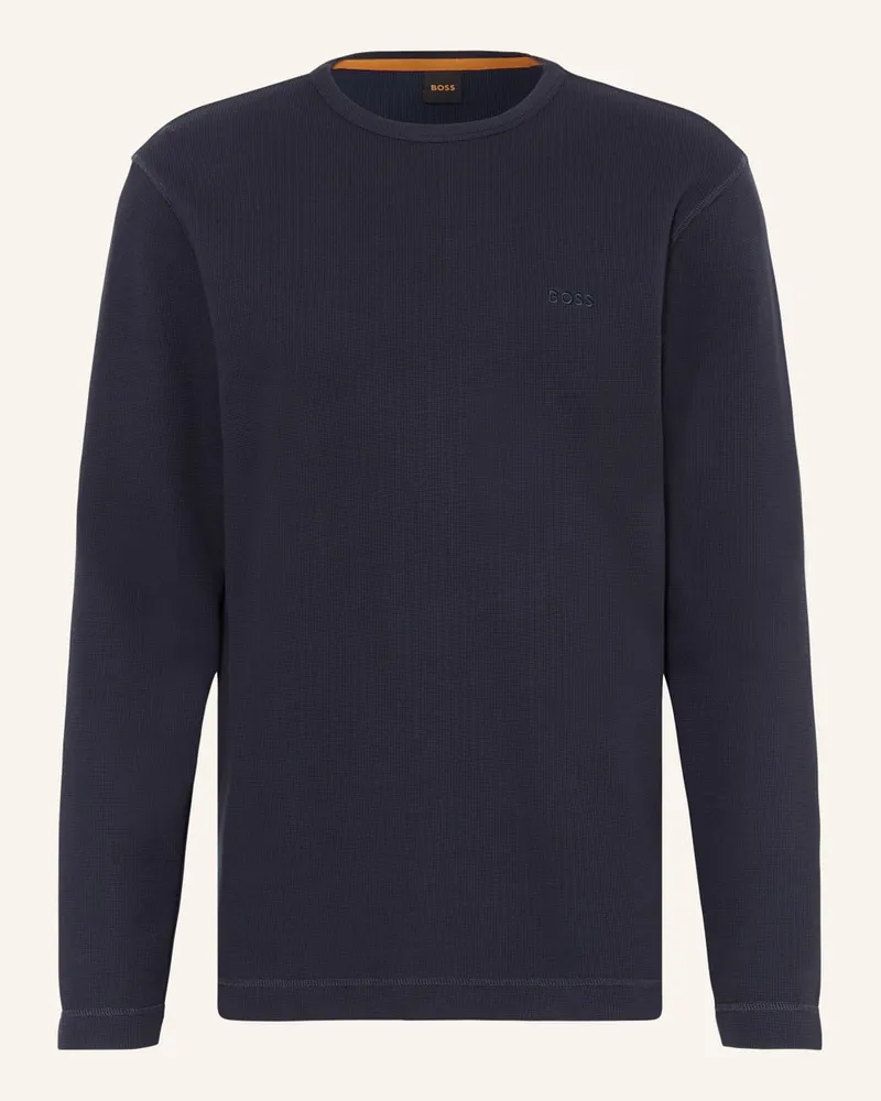 HUGO BOSS Longsleeve TEMPESTO Blau