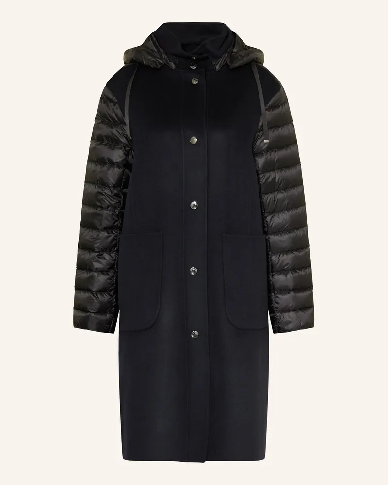 Bogner Daunenmantel ISY-D5 im Materialmix Schwarz