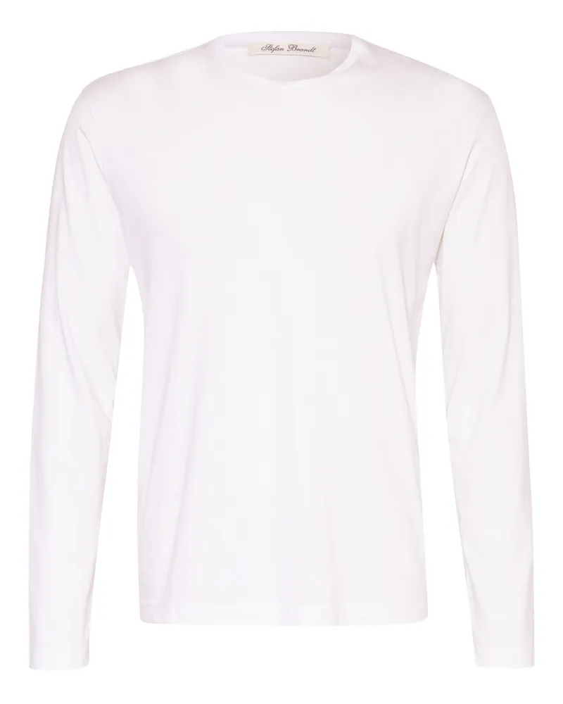 Stefan Brandt Longsleeve Enno weiss Weiss