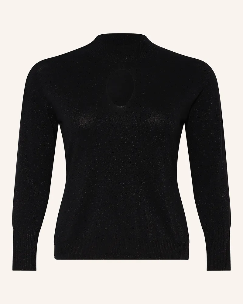 Marina Rinaldi Pullover ZUPPA mit Glitzergarn Schwarz