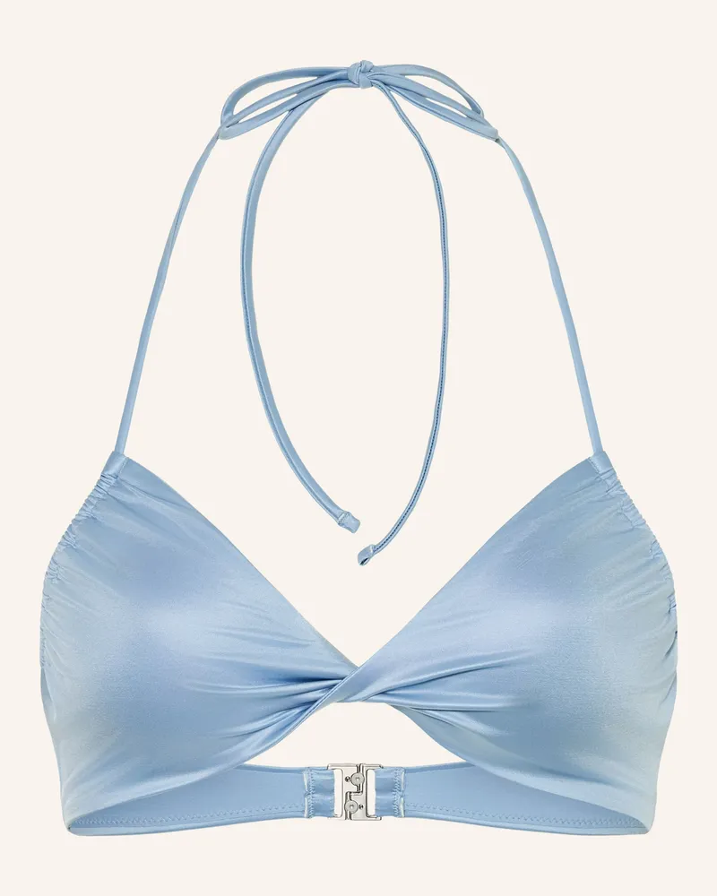 Arket Triangel-Bikini-Top Ariadne blau Hellblau