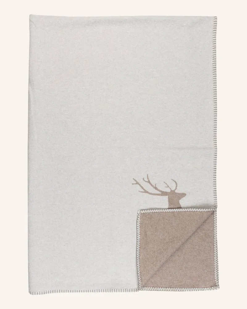David Fussenegger Plaid SYLT Creme