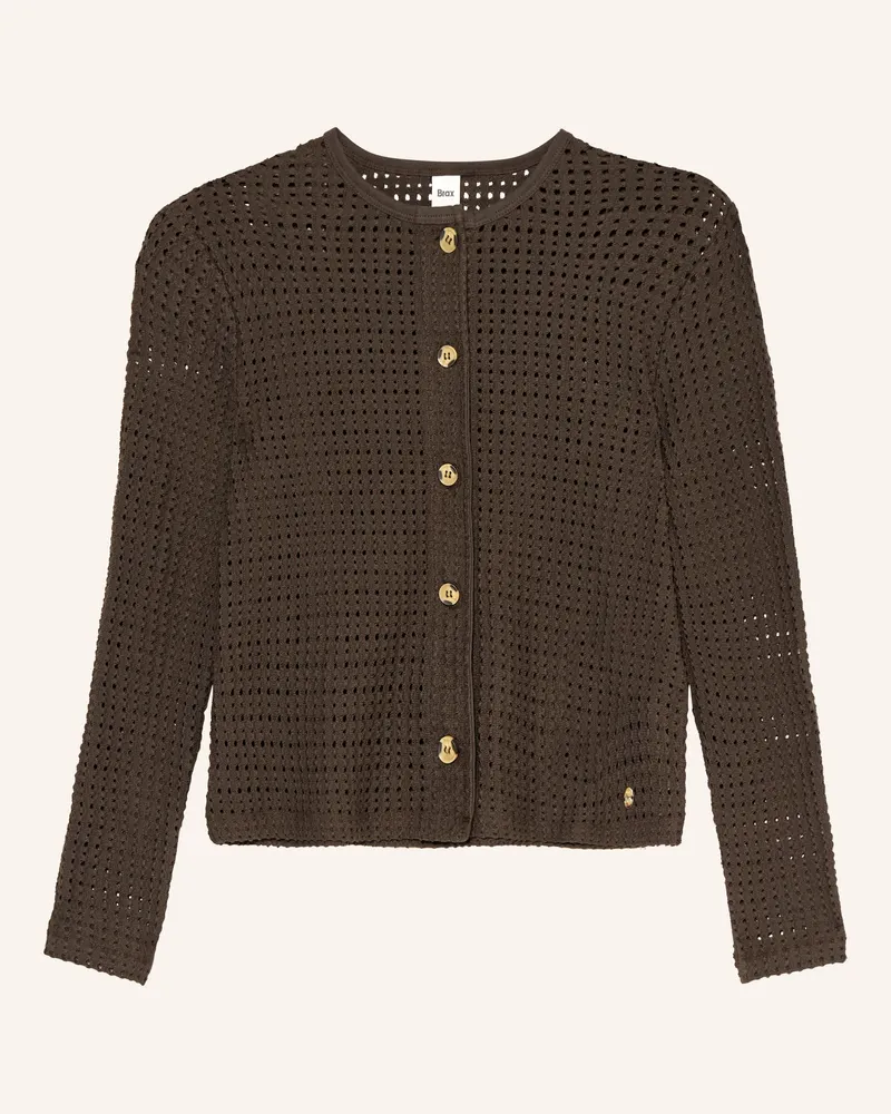 Brax Strickjacke BRENDA Dunkelbraun