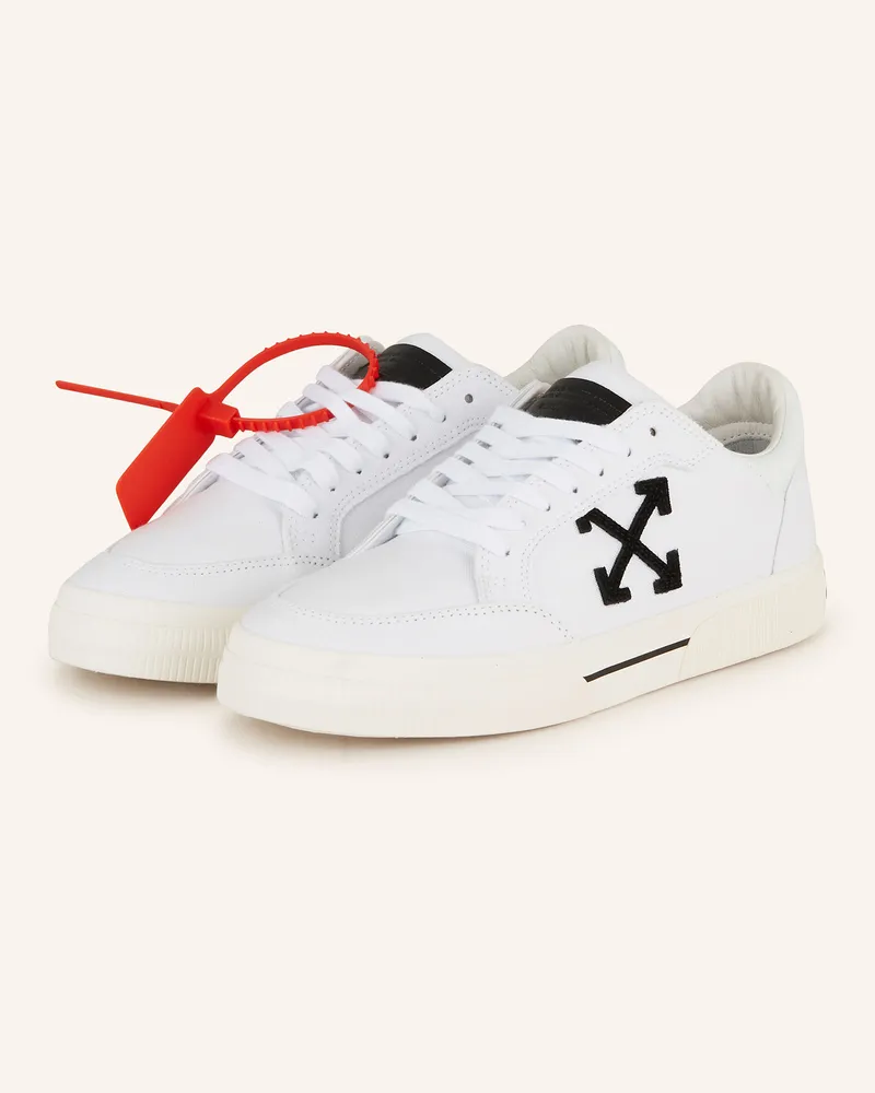 OFF-WHITE Sneaker New Low Vulcanized weiss Weiss