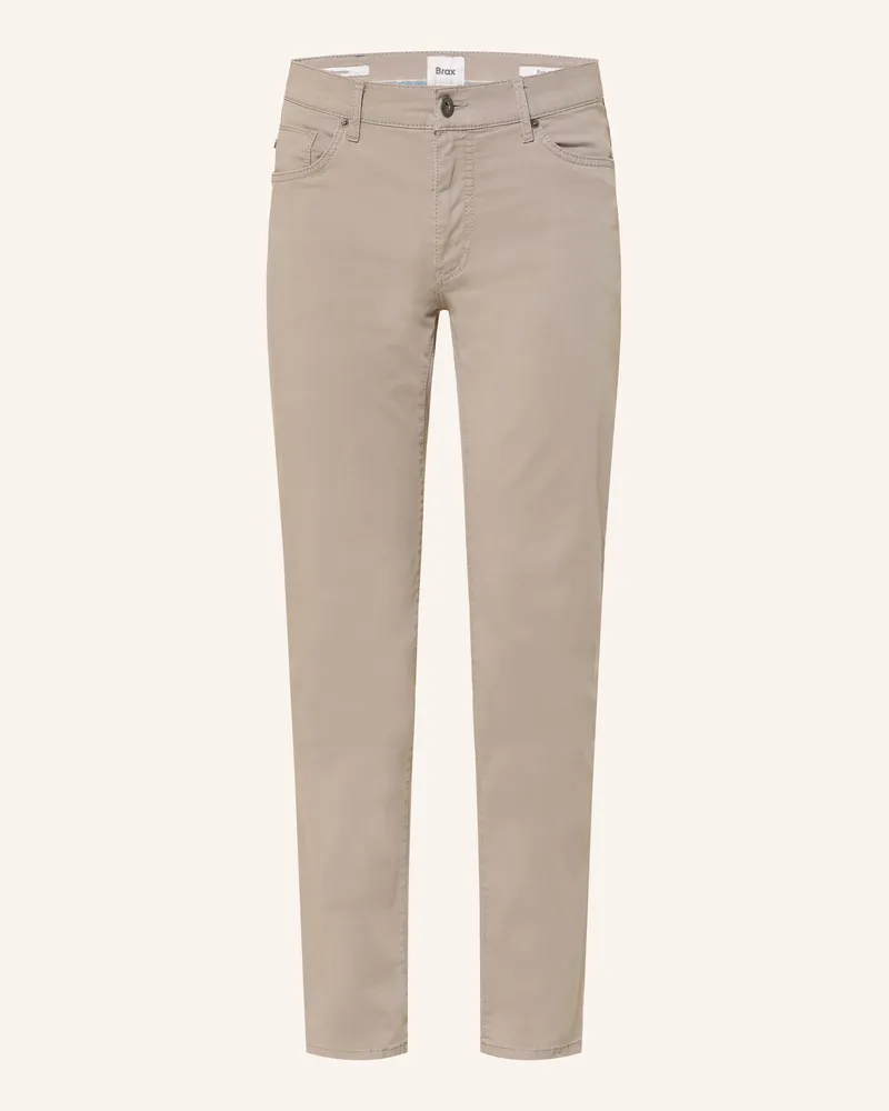 Brax Hose Cadiz Straight Fit beige Hellgrau