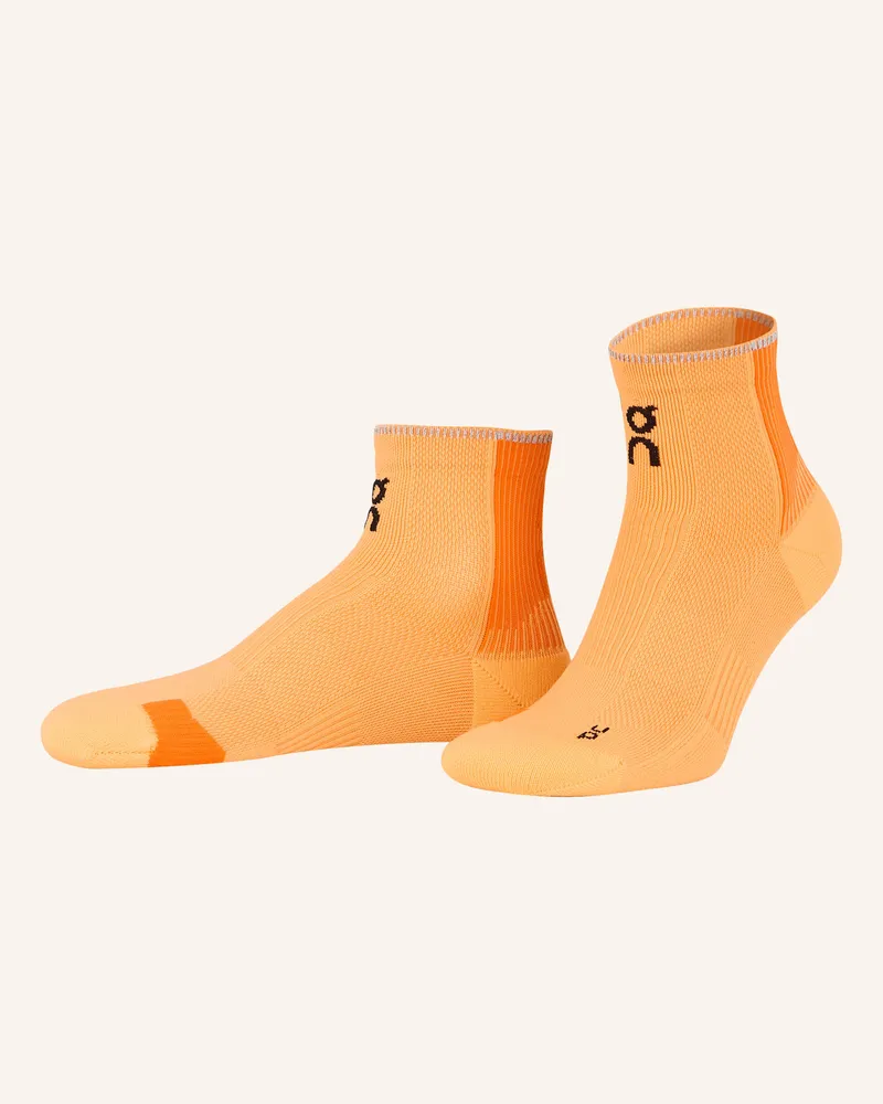 ON Laufsocken PERFORMANCE RUN Neonorange