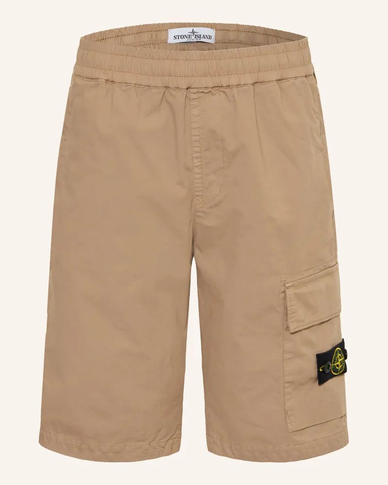 Stone Island Shorts grau Hellbraun