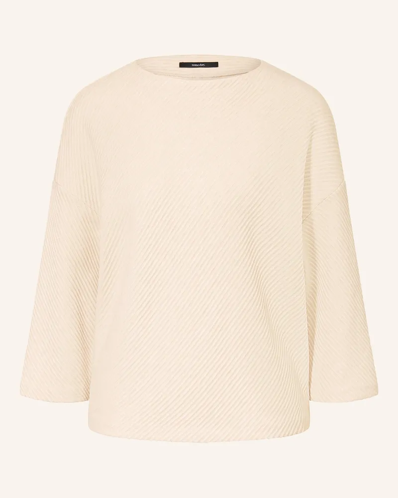 someday. Pullover UFENNA mit 3/4-Arm Ecru
