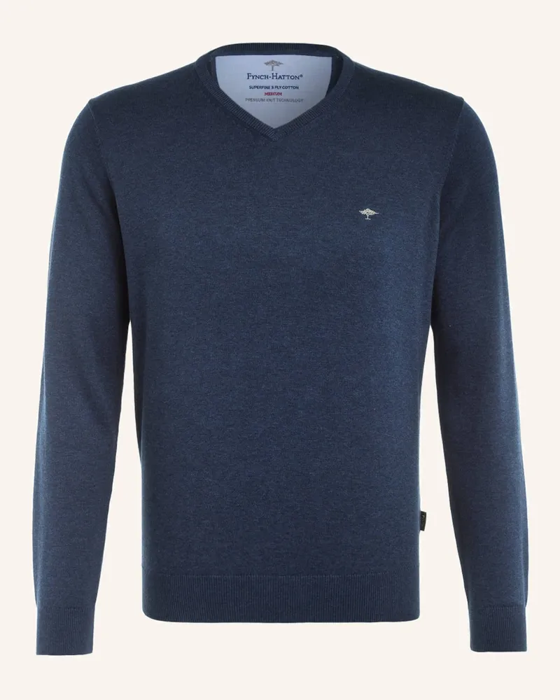 Fynch-Hatton Pullover blau Dunkelblau