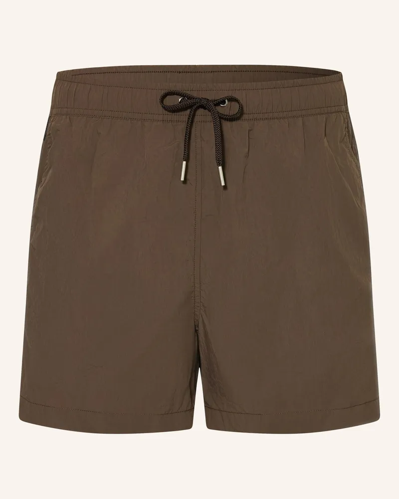 CDLP Badeshorts braun Dunkelbraun