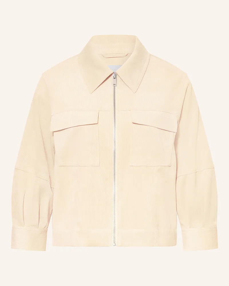 OPUS Cord-Overjacket HAMONI mit 3/4-Arm Beige