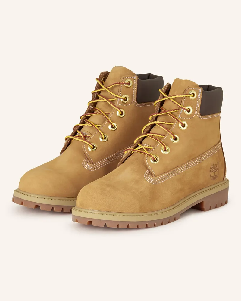 Timberland Schnürboots 6 INCH PREMIUM Camel