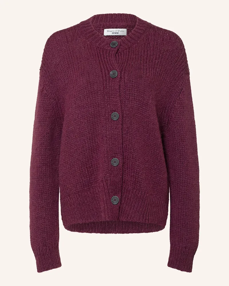 Marc O'Polo Strickjacke rot Dunkelrot