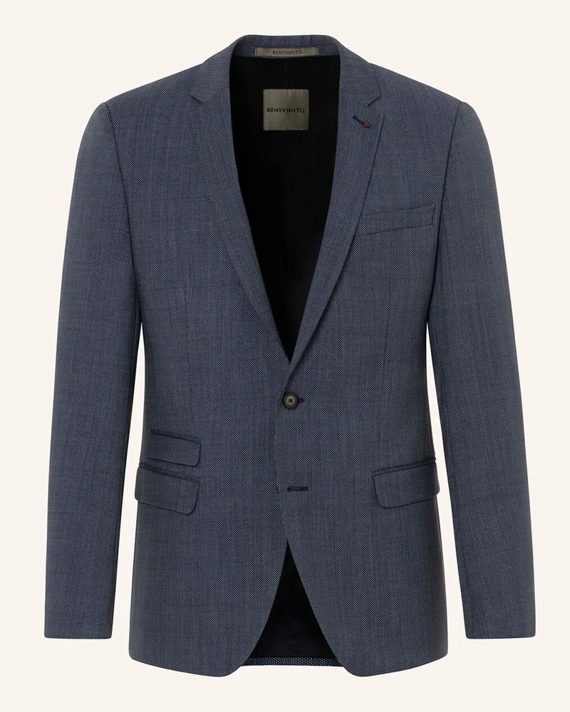 Benvenuto Anzugsakko Oscar Slim Fit blau Blau