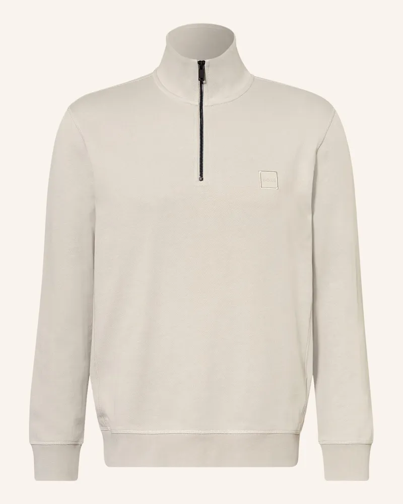 HUGO BOSS Sweat-Troyer Zetrust beige Beige