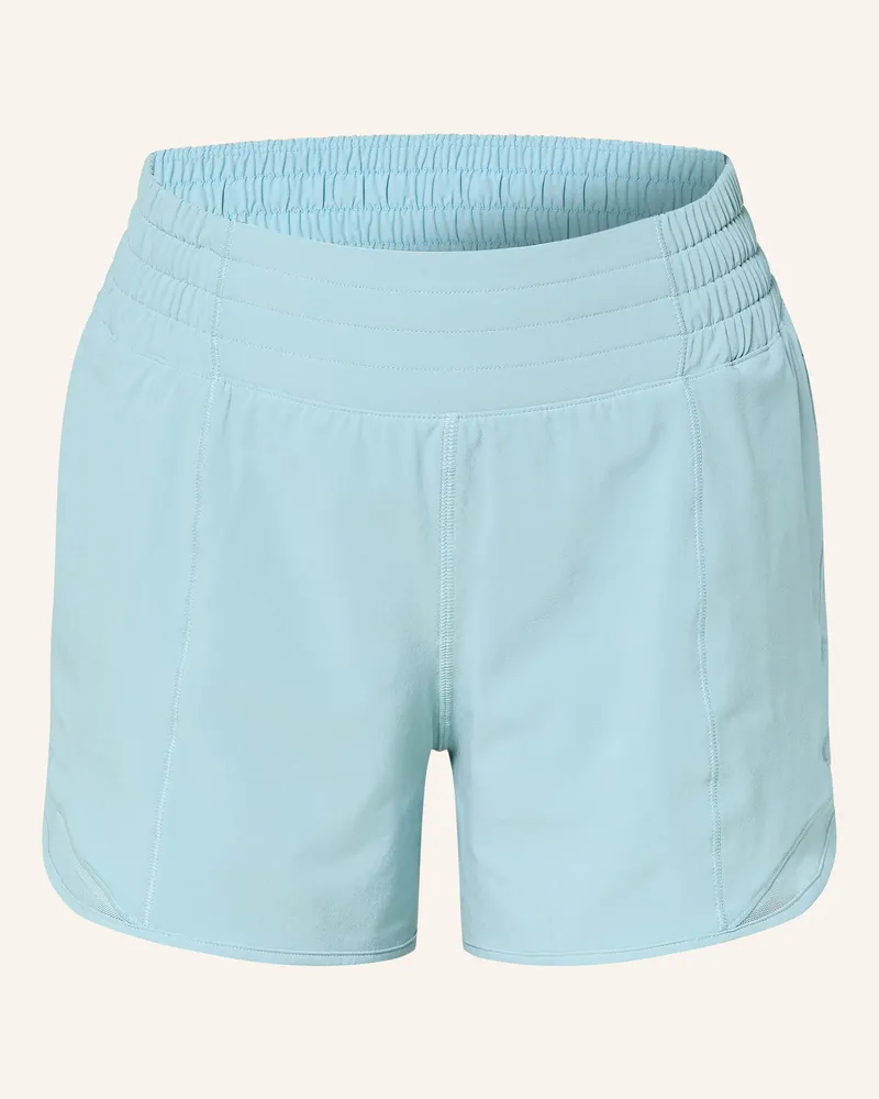LULULEMON 2-In-1-Trainingsshorts Hotty Hot Short 4in blau Hellblau