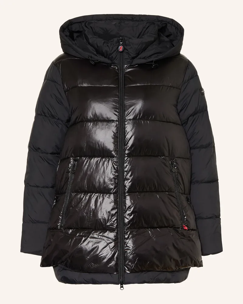 Frieda & Freddies Steppjacke Milla Mit Abnehmbarer Kapuze schwarz Schwarz