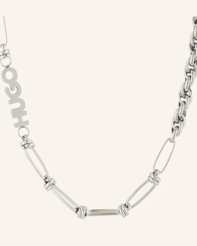 HUGO BOSS Halskette Mixchain silber Silber