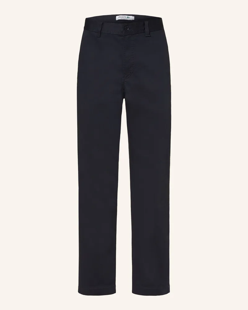 Lacoste Chino Regular Fit blau Dunkelblau