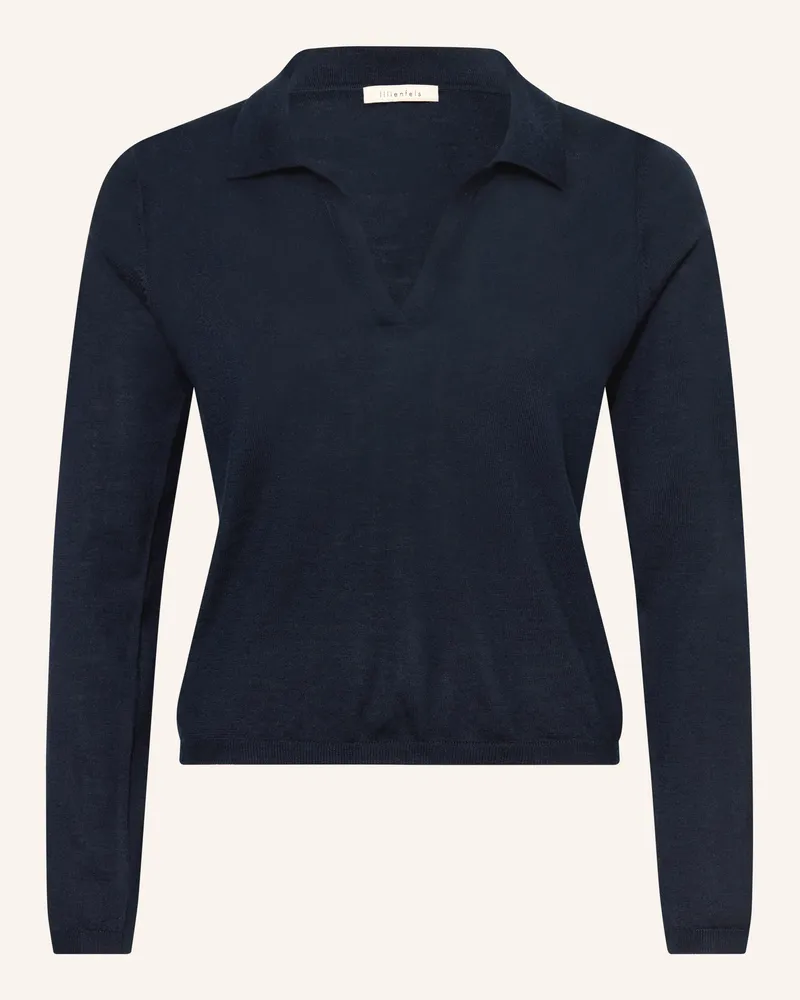 lilienfels Pullover Mit Merinowolle blau Dunkelblau