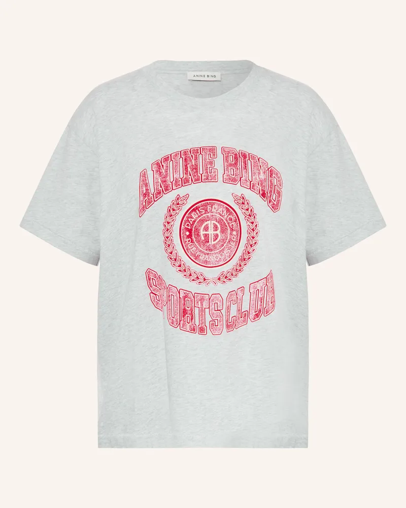 Anine Bing T-Shirt Cade grau Hellgrau