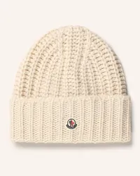 Moncler Cashmere-Mütze Weiss