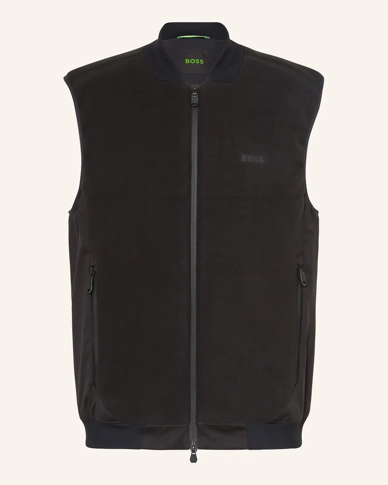 HUGO BOSS Hybrid-Weste Ow_Hole19 schwarz Schwarz