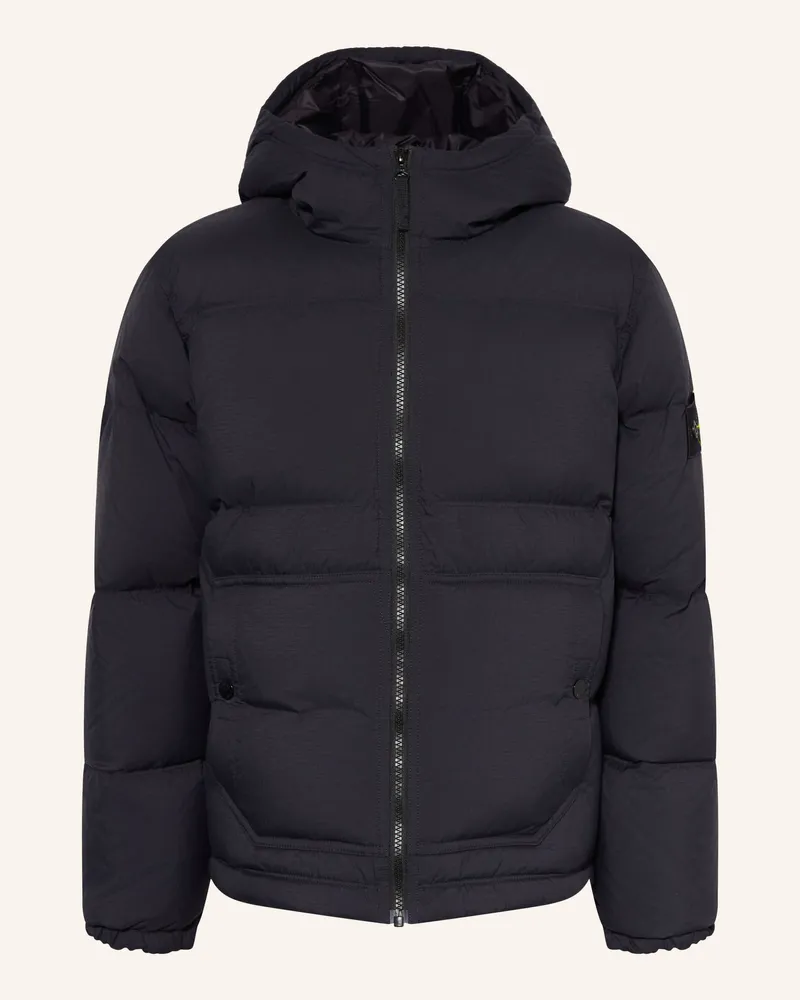 Stone Island Daunenjacke schwarz Schwarz