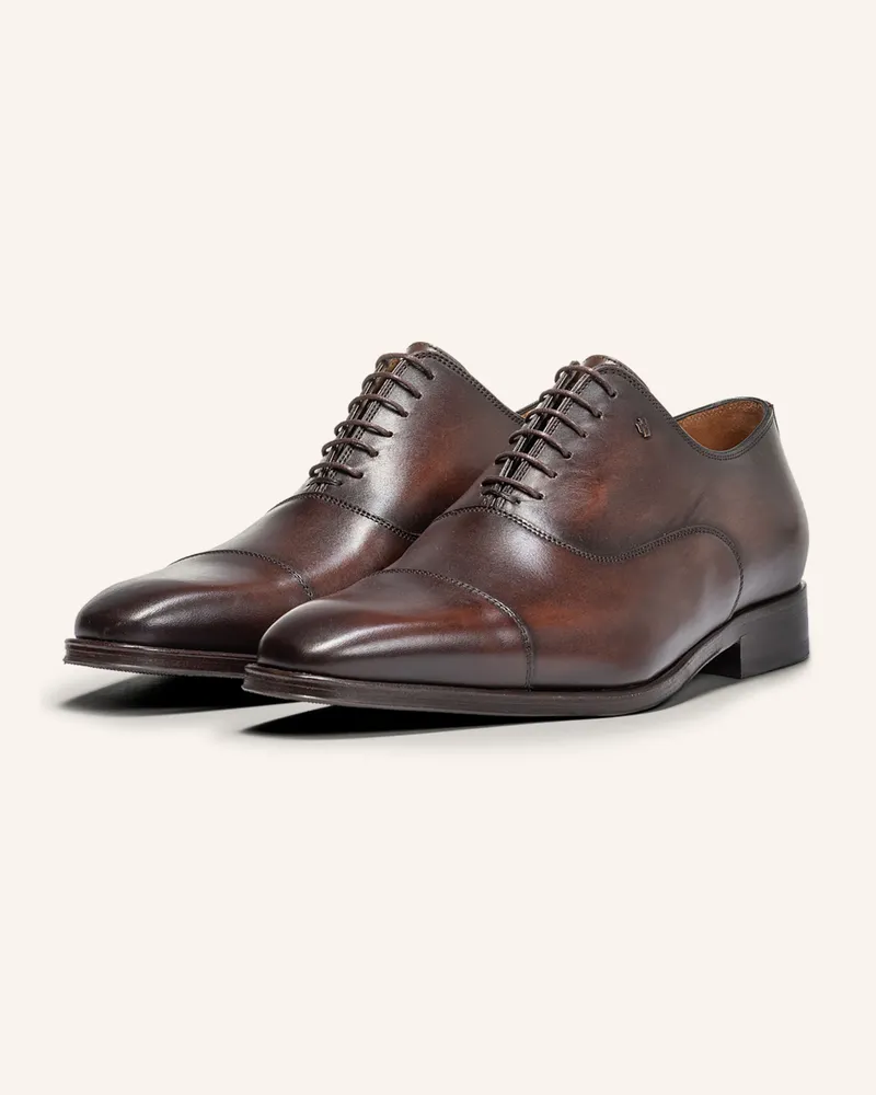 Floris van Bommel Schnürschuh Raffa 02 braun Dunkelbraun