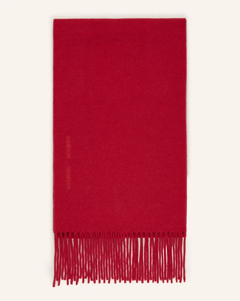 Samsøe & Samsøe Schal Sajolly rot Rot