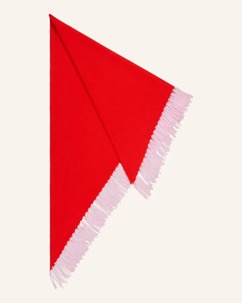 Herzen's Angelegenheit Dreieckstuch mit Cashmere Rot