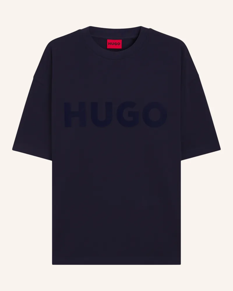 HUGO BOSS T-Shirt DINKEE Oversize Fit Dunkelblau