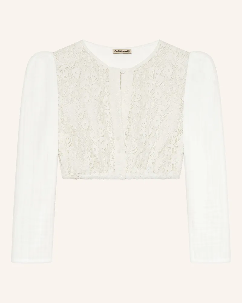Gottseidank Dirndlbluse ANASTASIA Weiss