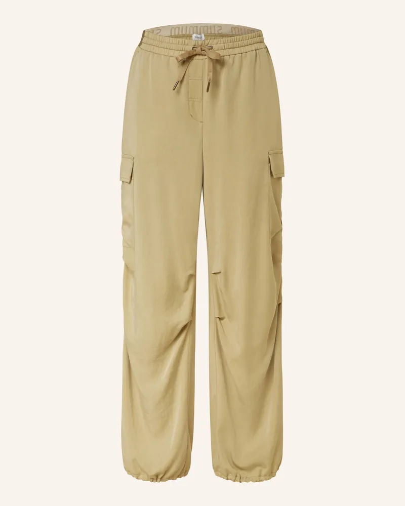 SUMMUM Cargohose Oliv