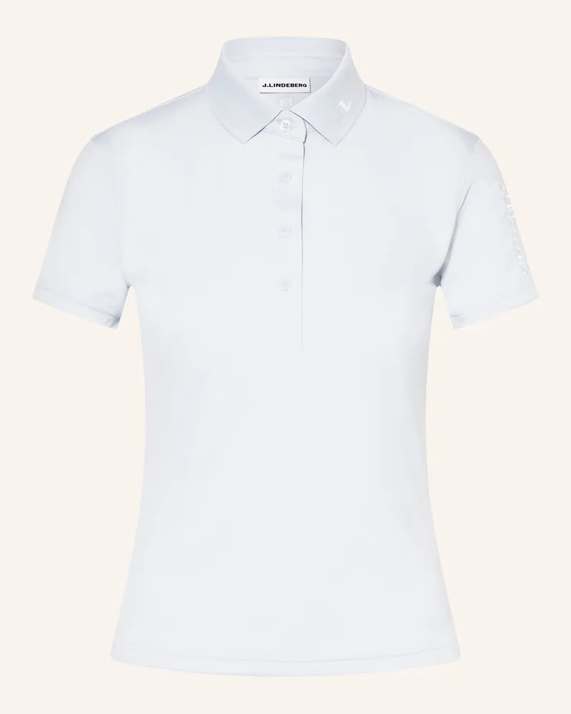 J.Lindeberg Funktions-Poloshirt blau Hellblau