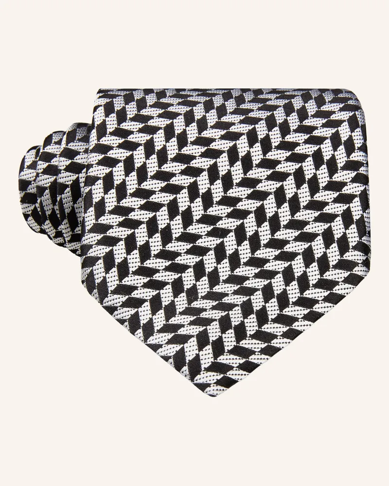 Tom Ford Krawatte schwarz Schwarz