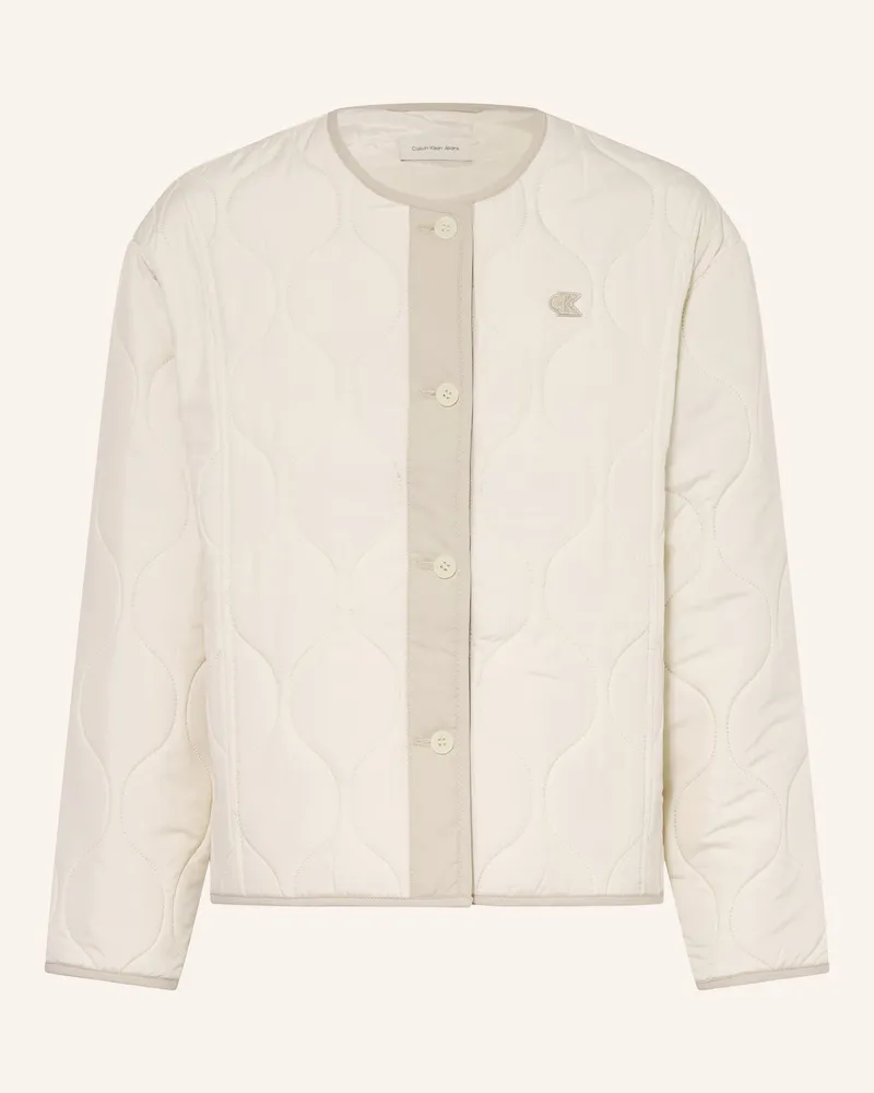Calvin Klein Steppjacke beige Ecru