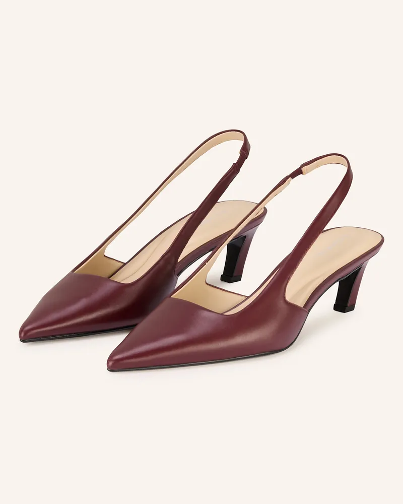 Calvin Klein Slingpumps Dunkelrot