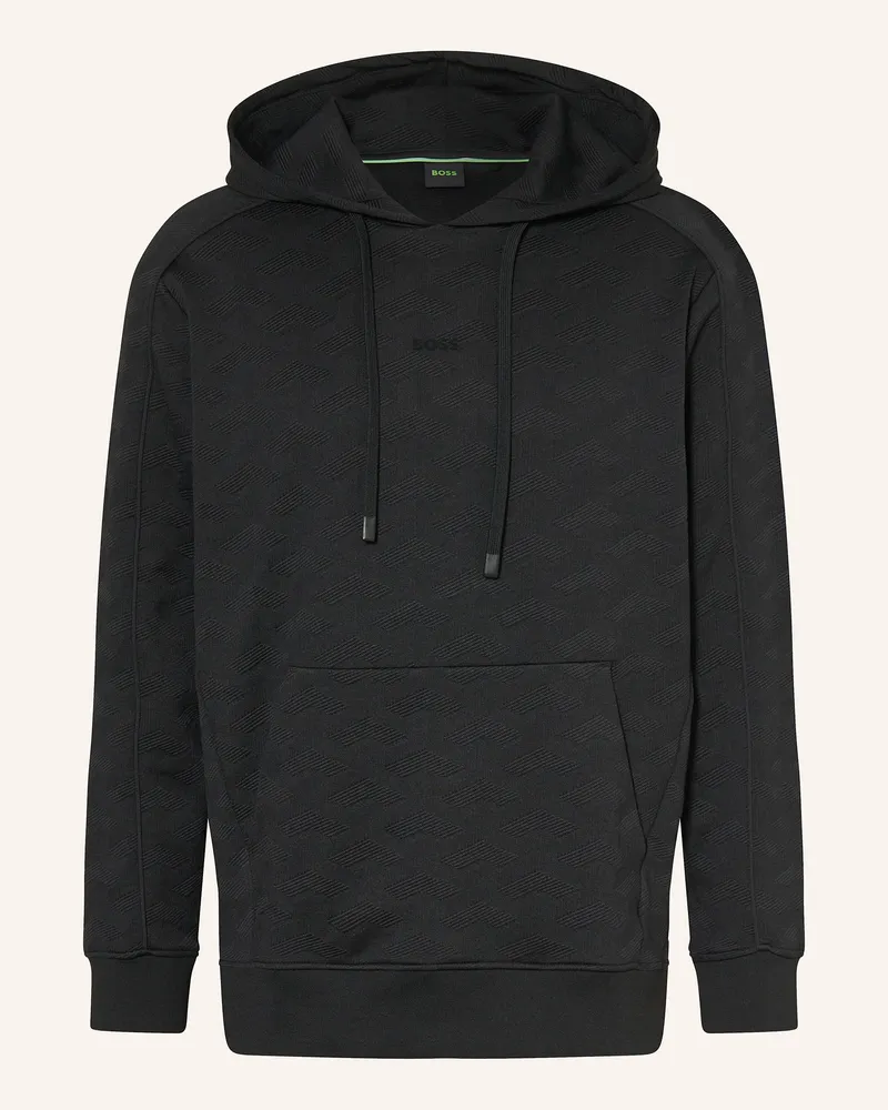 HUGO BOSS Hoodie MIRROR Schwarz