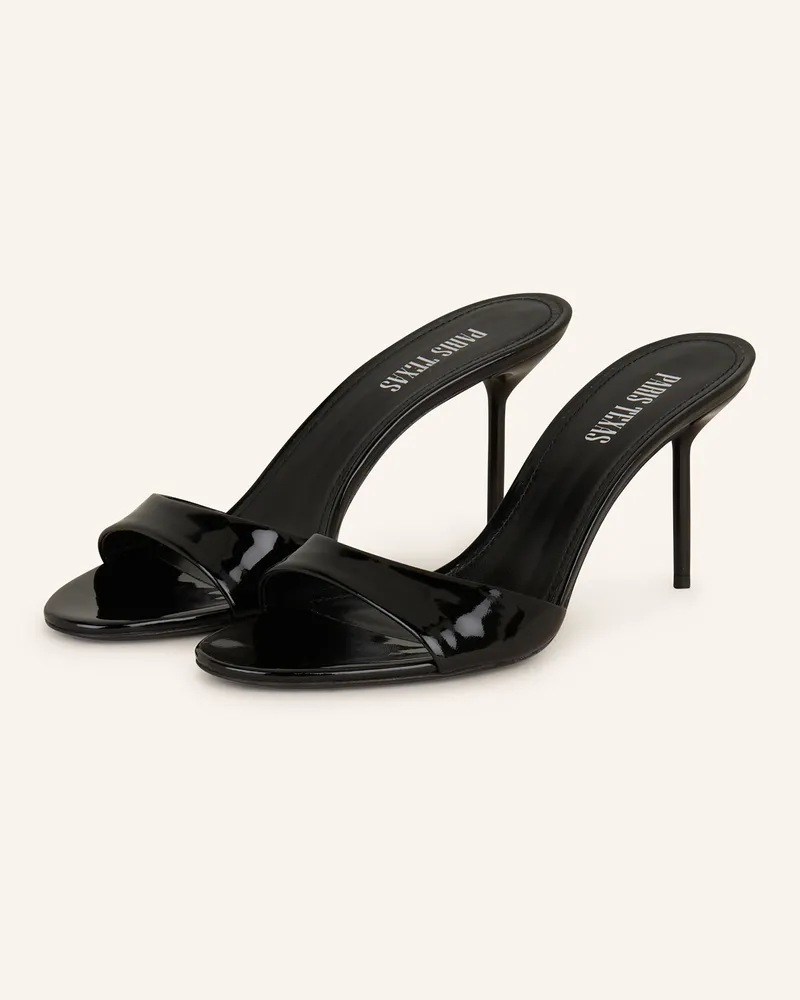 Paris Texas Mules LIDIA Schwarz