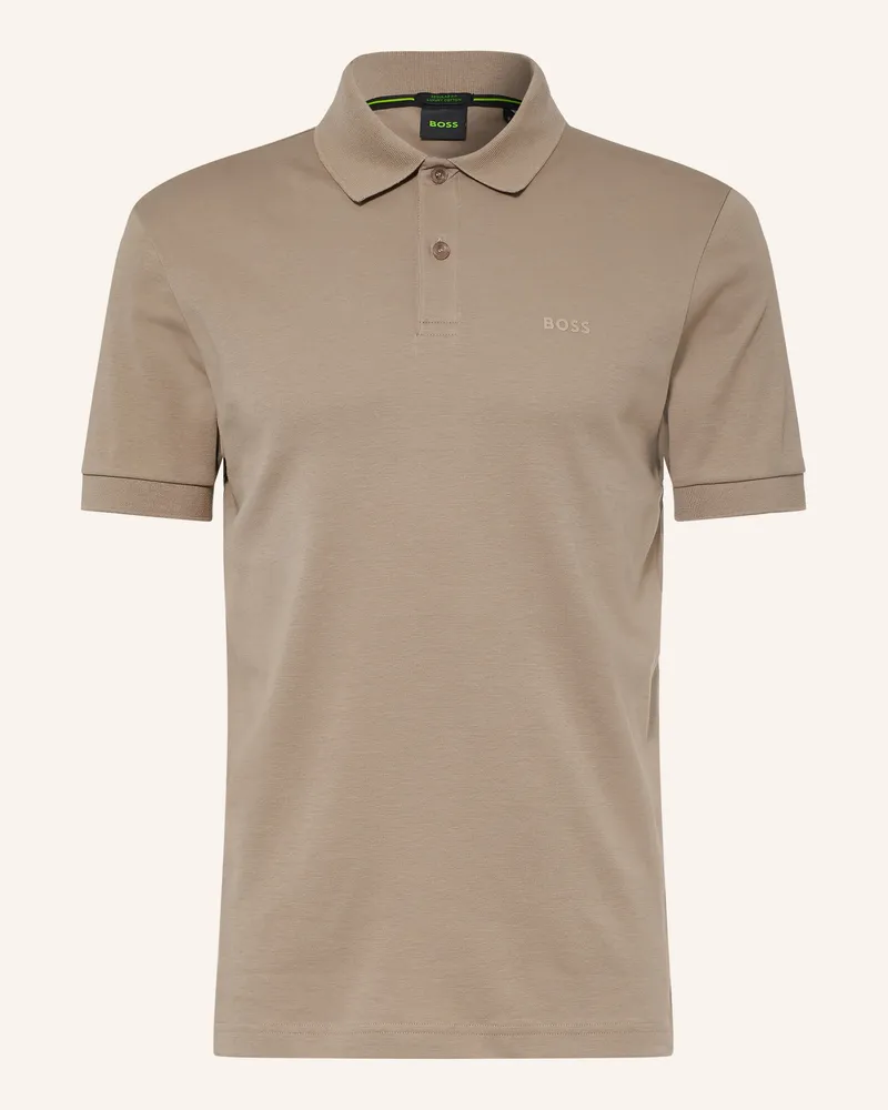 HUGO BOSS Jersey-Poloshirt Pio gruen Khaki