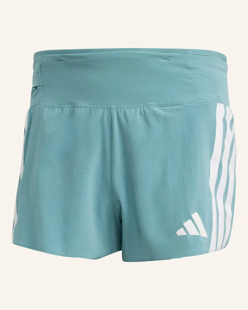 adidas ADIZERO RUNNING GEL POCKET SHORTS Türkis