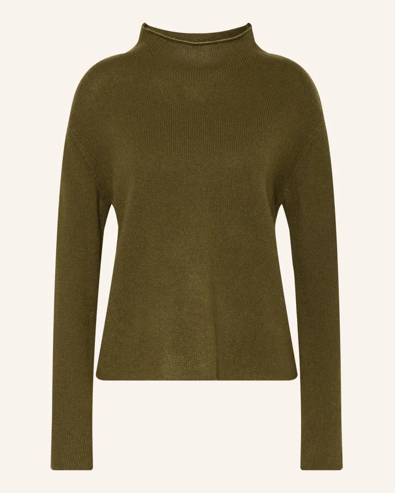 Darling Harbour Cashmere-Pullover gruen Olive