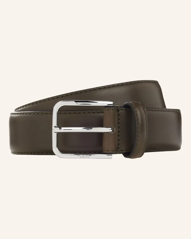 HUGO BOSS G�Rtel Madison-B1_Vlst_Sz35 gruen Dunkelgrün