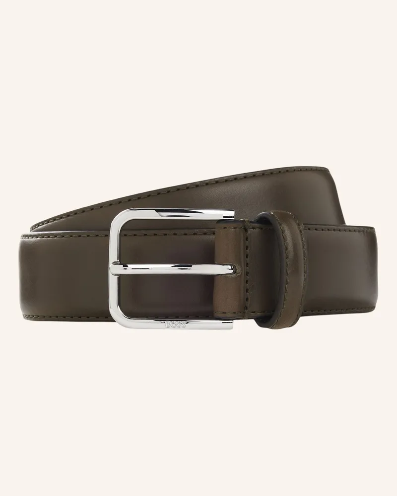 HUGO BOSS G�Rtel Madison-B1_Vlst_Sz35 gruen Dunkelgrün