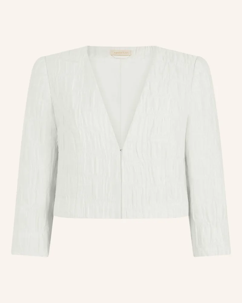 Apart Jacquard Bolero weiss Creme